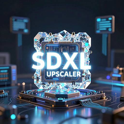 SDXL AI Core in Crystalline Matrix