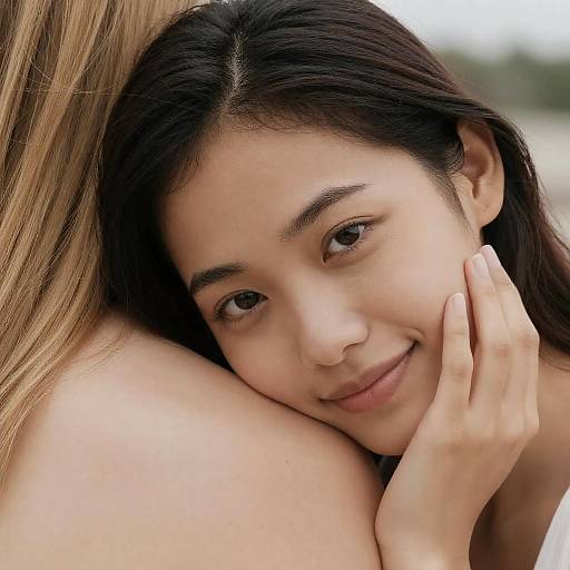 Intimate Portrait of Two Friends