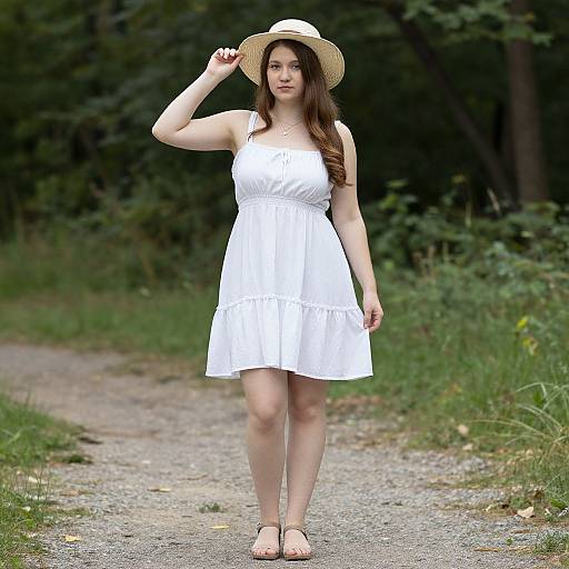 Plus Size Kansas Girl in Sundress