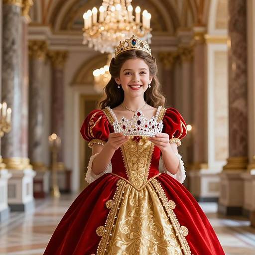 Young Princess in Royal Dress