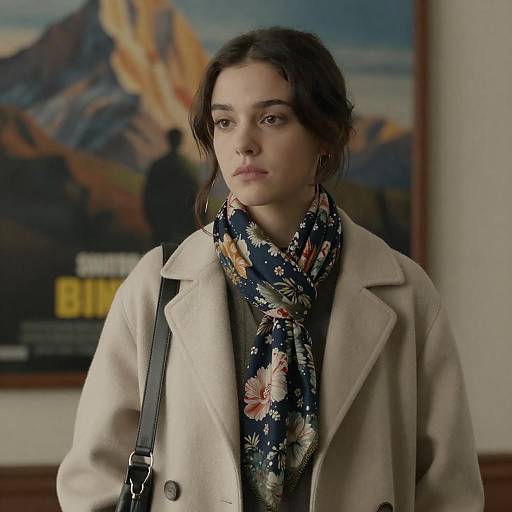 Indoor Portrait of a Young Woman