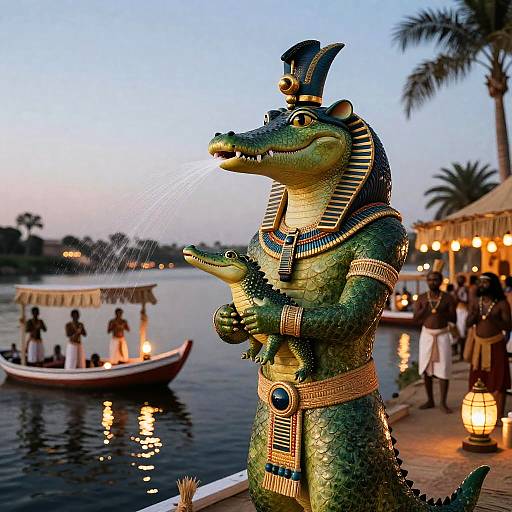 Benevolent Sobek at Nile Festival