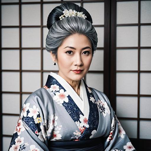 Elegant Traditional Kimono Inspired by Mama