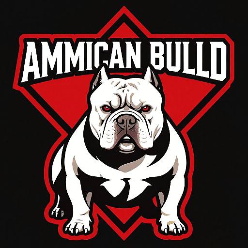 Fierce American Bully Logo Design