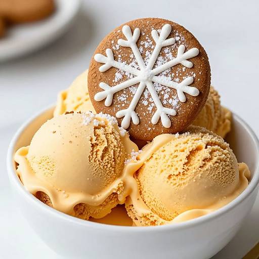Gingerbread Spice Ice Cream Delight