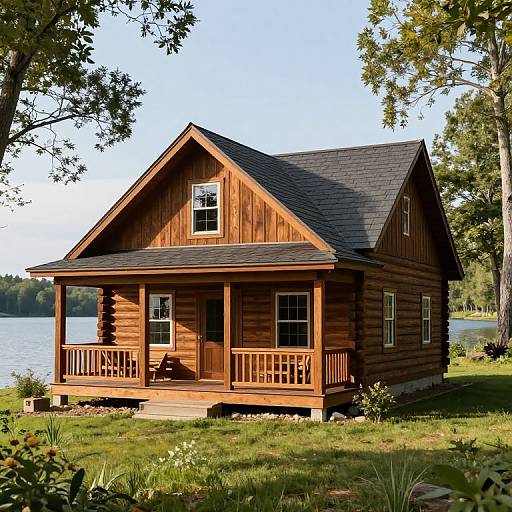 Rustic Small Lake House Plans
