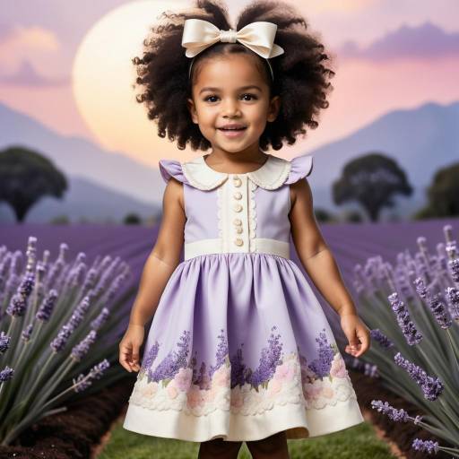 Whimsical High Fashion Toddler Portrait