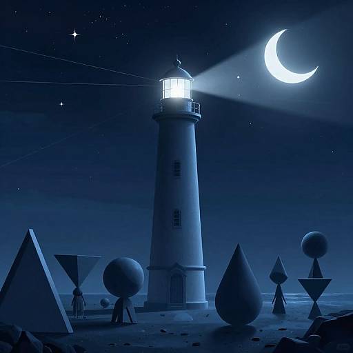 Surreal Lighthouse and Geometric Council