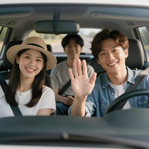Joyful Road Trip with Friends