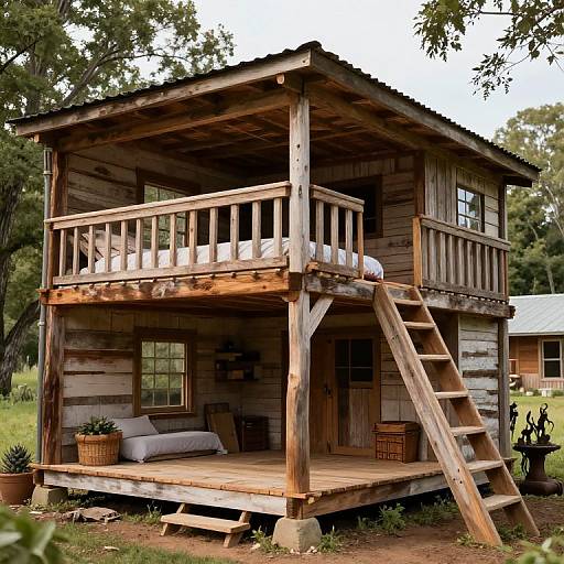 Rustic Salvaged Cowboy Cabin Design