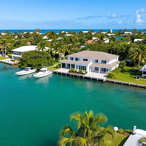 Aerial View of Serene Pumpkin Key Island