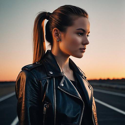 Classic Ponytail on Fashion Runway