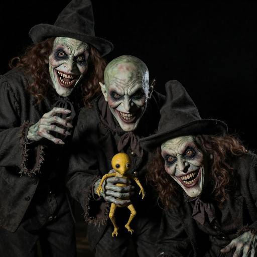 Grotesque Characters in the Shadows