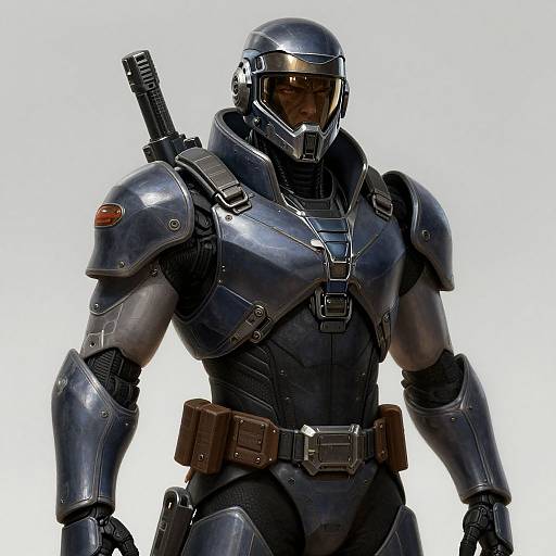 Ultrarealistic Cyborg Soldier Concept Art