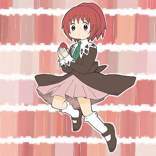 Illustration of Aoi nagisa, strawberry panic! in the style of Yukimoto shuuji (gurigura)