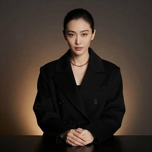 Elegant Portrait of Confident Woman