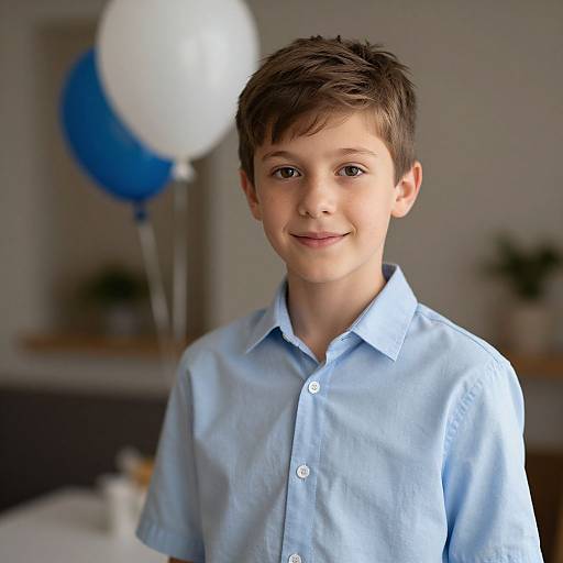 Realistic Birthday Boy Portrait
