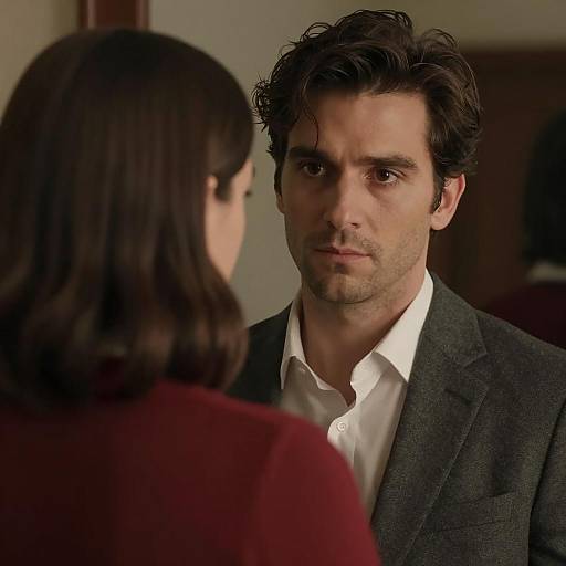 Intimate Portrait of a Couple in Reflection