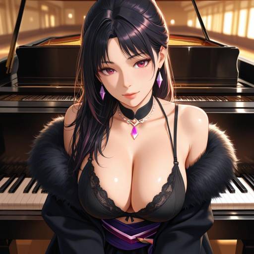 Elegant Woman in Artistic Golden Hour Elegant Woman in Artistic Golden Hour