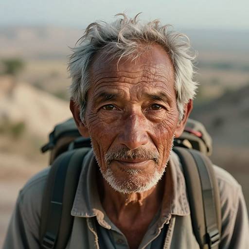 Portrait of a Seasoned Traveler