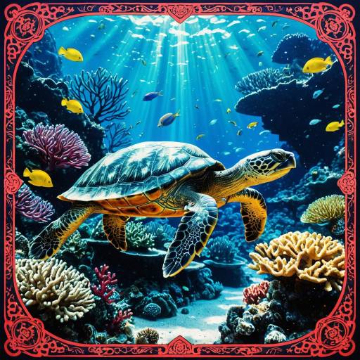 Ancient Turtle Oracle Tarot Card