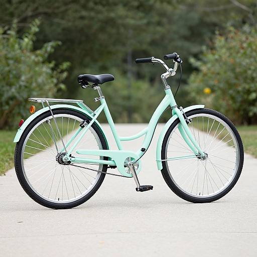 Mint-Green Urban Cruiser Bike