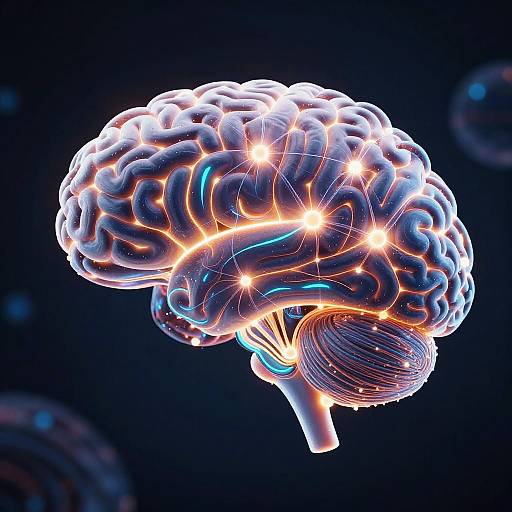 Futuristic Neural Network Visualization