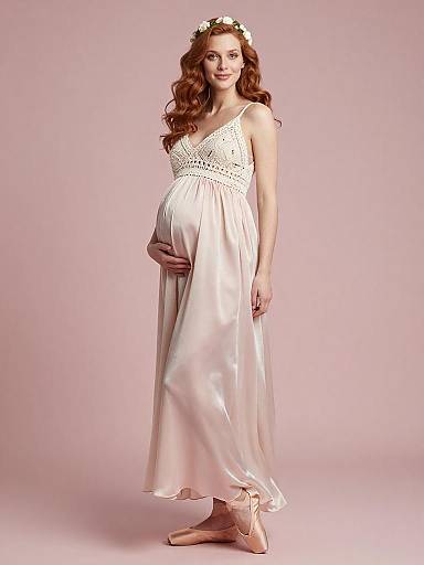 Ethereal Fairy Maternity Fashion Portrait