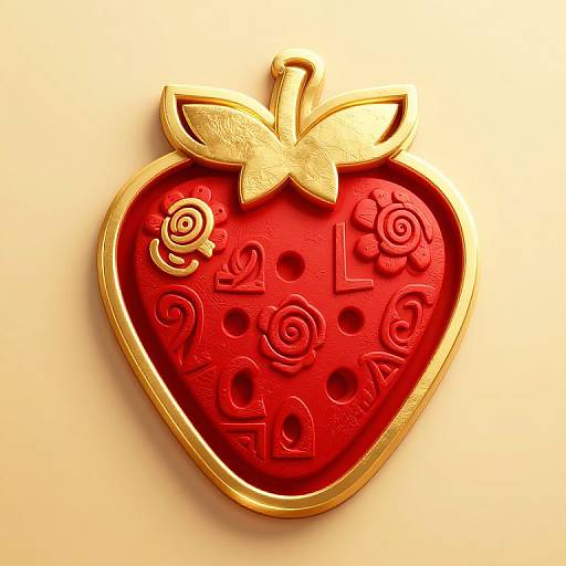 Strawberry Shortcake Rose Logo Design