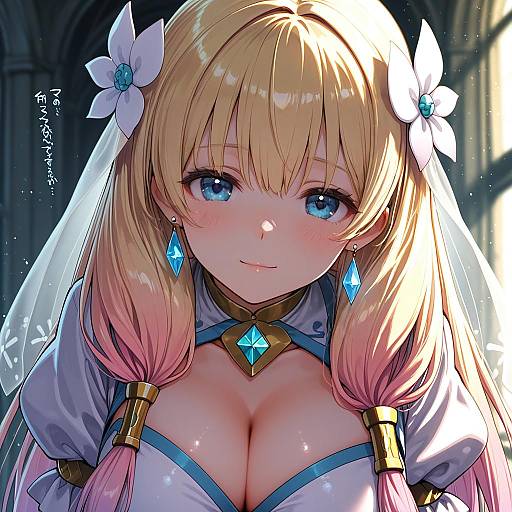 Illustration of Gunnthra (fire emblem), fire emblem in the style of Akino sora