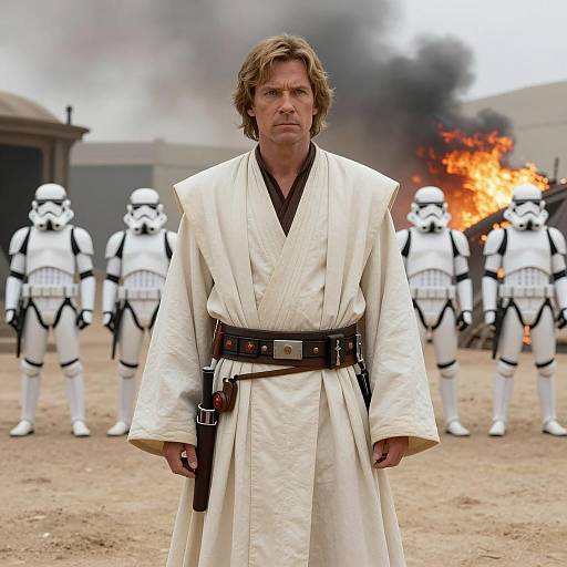 Epic Star Wars Scene with Han Solo