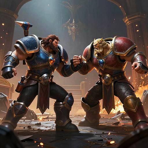 Urgot vs Garen Epic Battle Scene