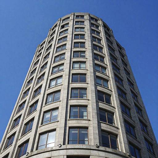 Realistic Outdoor Building with Sky