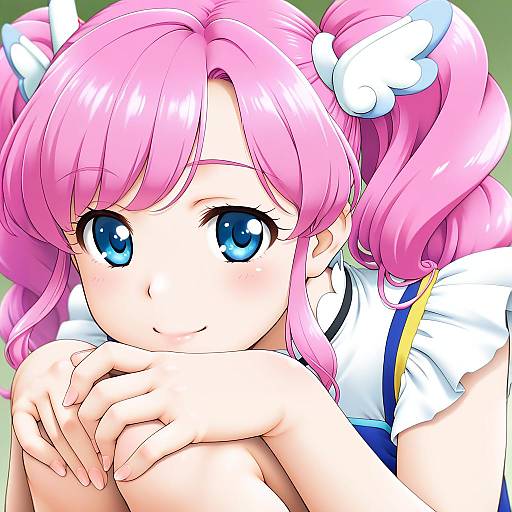 Illustration of Amahane madoka, aikatsu! (series) in the style of Fuji shinobu