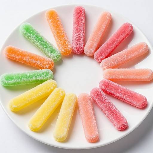 Vibrant Sherbet Sticks Arrangement
