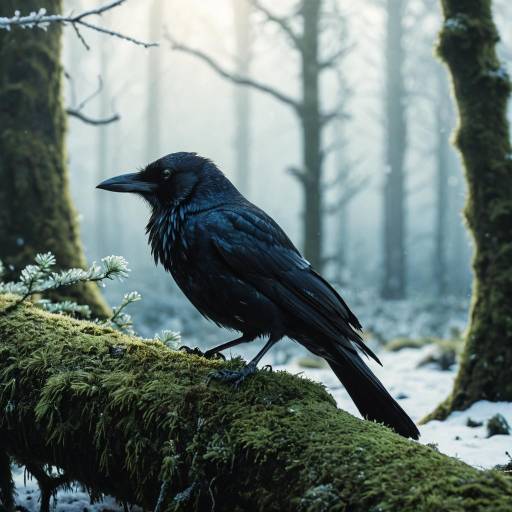 3D Animation of Crow and Fox Scene
