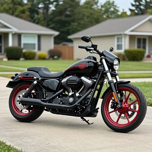 Black Harley-Davidson Night Rod Motorcycle