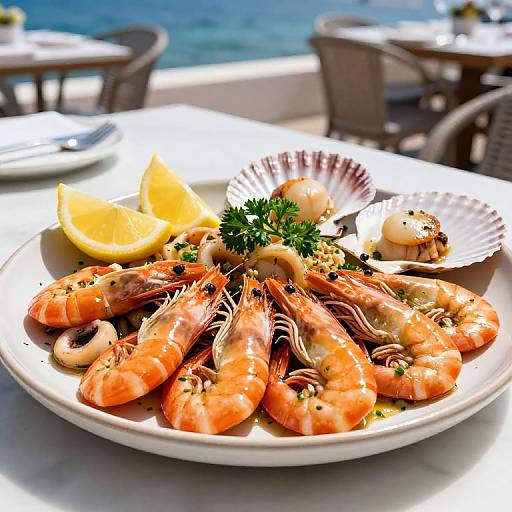 Gourmet Mediterranean Seafood Platter