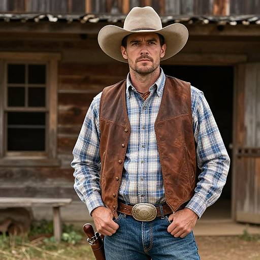 Confident Cowboy by Rustic Farmhouse