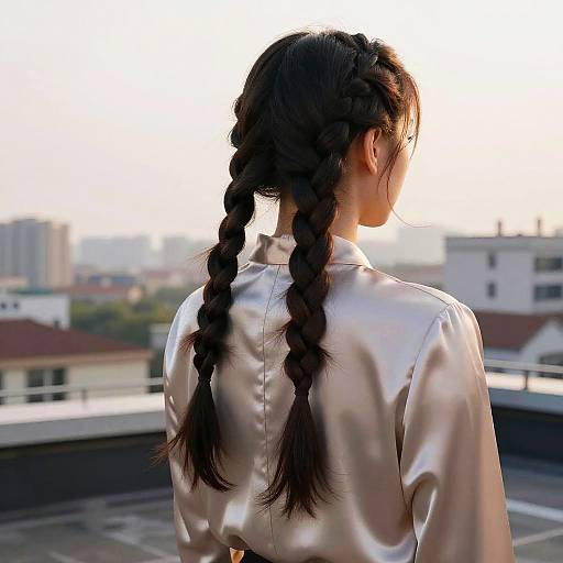 Two-Strand Braids Fashion Editorial