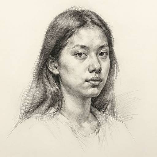 Lifelike Handcrafted Pencil Sketch Portrait
