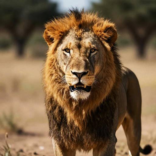 Majestic Lion with Goonies Monster