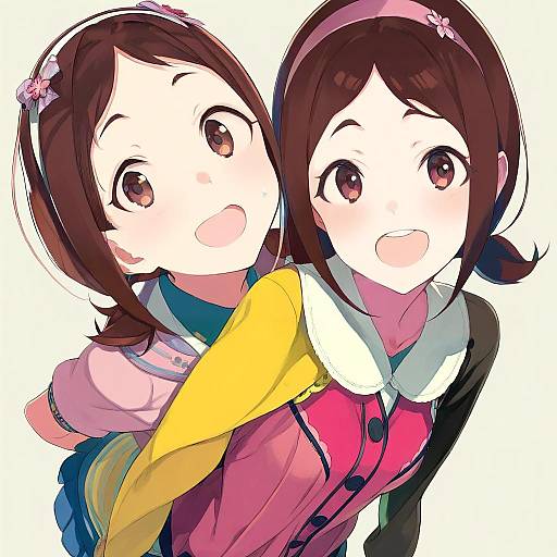 Illustration of Muramatsu sakura, idolmaster in the style of Fakepucco