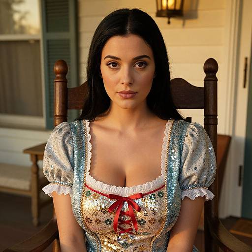 Cinematic Portrait in 1930s Dorothy Costume