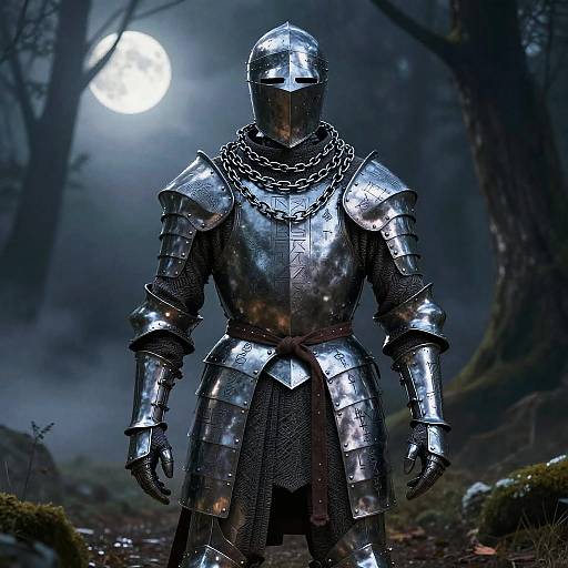 Moonlit DnD Chain Armor