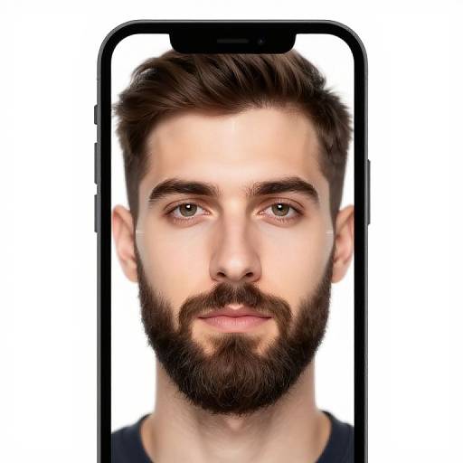 High-Resolution Digital Beard Makeover