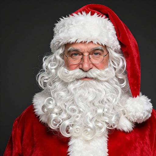 Classic Male Santa Claus Portrait