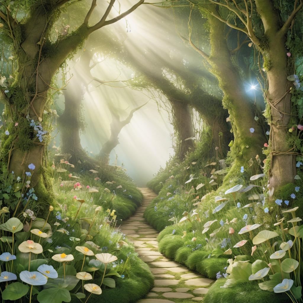 Whimsical Enchanted Thicket Scene