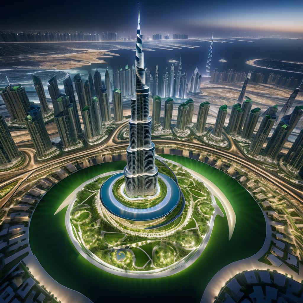 Hyperrealistic Burj Khalifa in UHD