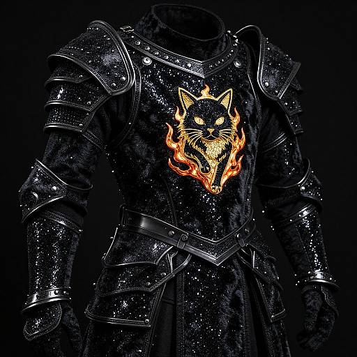 Hyper-Realistic Black Paladin Armor